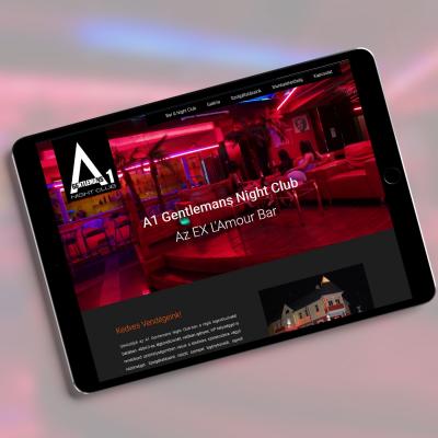 A1 Night Club - Weboldal készítés