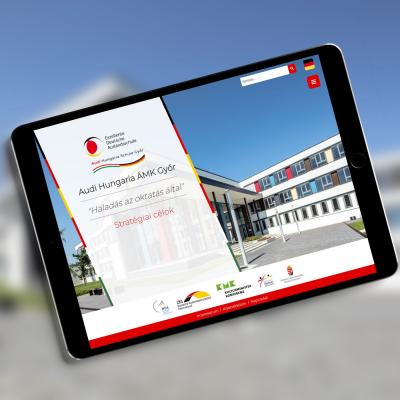 Audi Iskola - Weboldal készítés