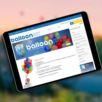 Balloonkit - Webáruház készítés