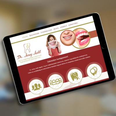 Dr. Jeney Judit - Weboldal készítés