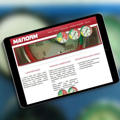 Manorm - Weboldal készítés