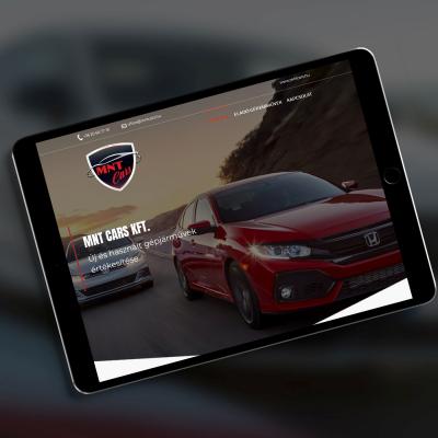 MNT Cars - Weboldal készítés